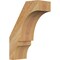Ekena Millwork 4"W x 8"D x 12"H Balboa Rough Sawn Knee Brace, Western Red Cedar BRC04X08X12BOA00RWR - alternate 1